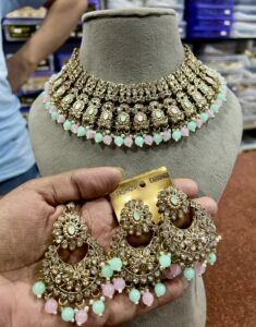Kundan Gold Plated Bridal Jewelry Set