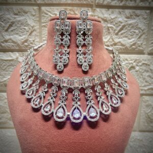 Latest American Diamond Necklace set
