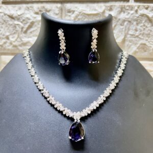Latest American Diamond Necklace set