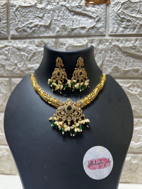 American Diamond Necklace Set