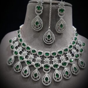 Latest American Diamond Necklace set