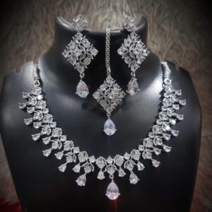 Latest American Diamond Necklace set