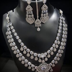 Latest American Diamond Necklace set