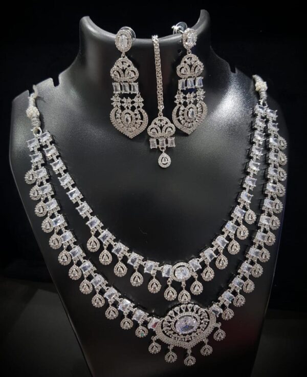 Latest American Diamond Necklace set