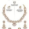 American Diamond CZ Necklace Set Wedding Bridal Jewelry Set - Image 3