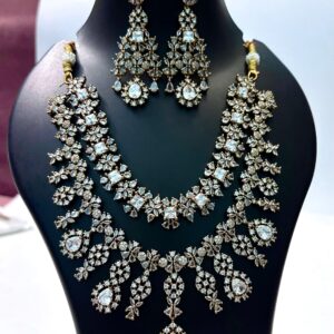 American Diamond Necklace set for party & festival CZ Jewelry